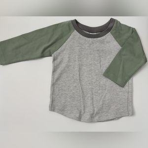 NWT Baby Boy Long Sleeve Baseball T Shirt